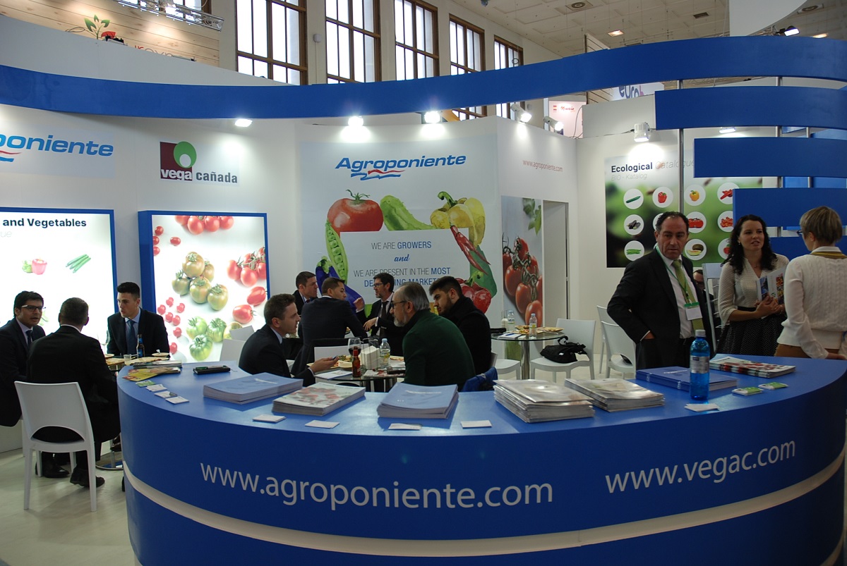 Grupo Agroponiente mejora su ubicación en Fruit Logística para optimizar su promoción del producto almeriense