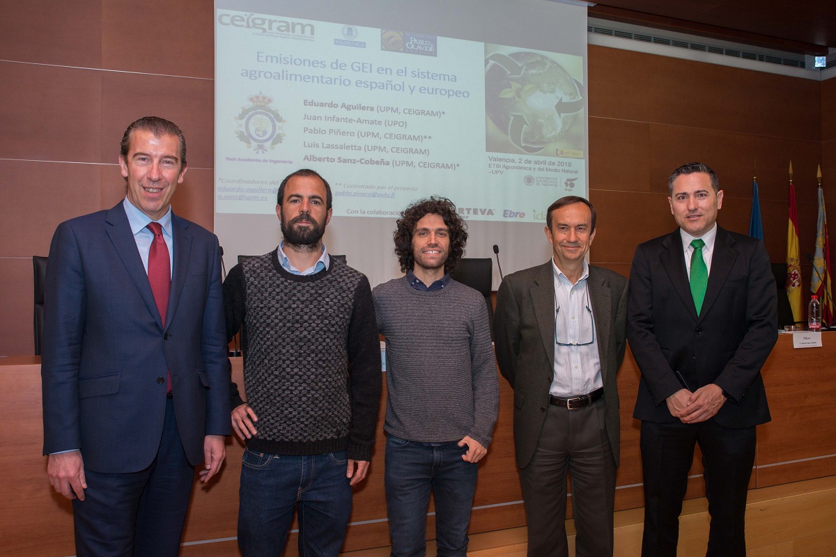 Un proyecto de la Real Academia de Ingeniería confirma el peso de la agroalimentación en la emisión de gases de efecto invernadero