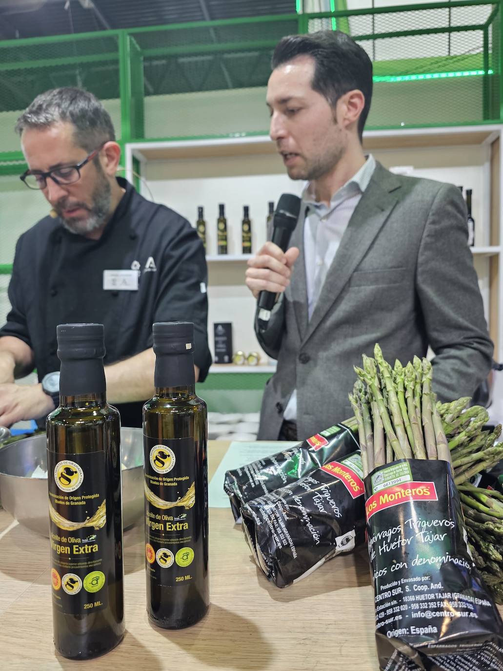 El AOVE de la DOP Montes de Granada, en la feria Alimentaria de Barcelona