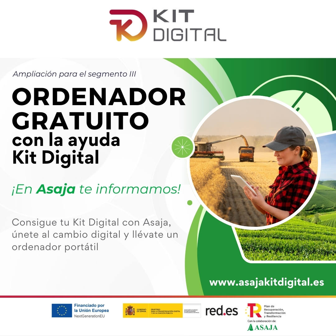 ASAJA promueve la digitalización en agricultura y ganadería con el Programa Kit Digital