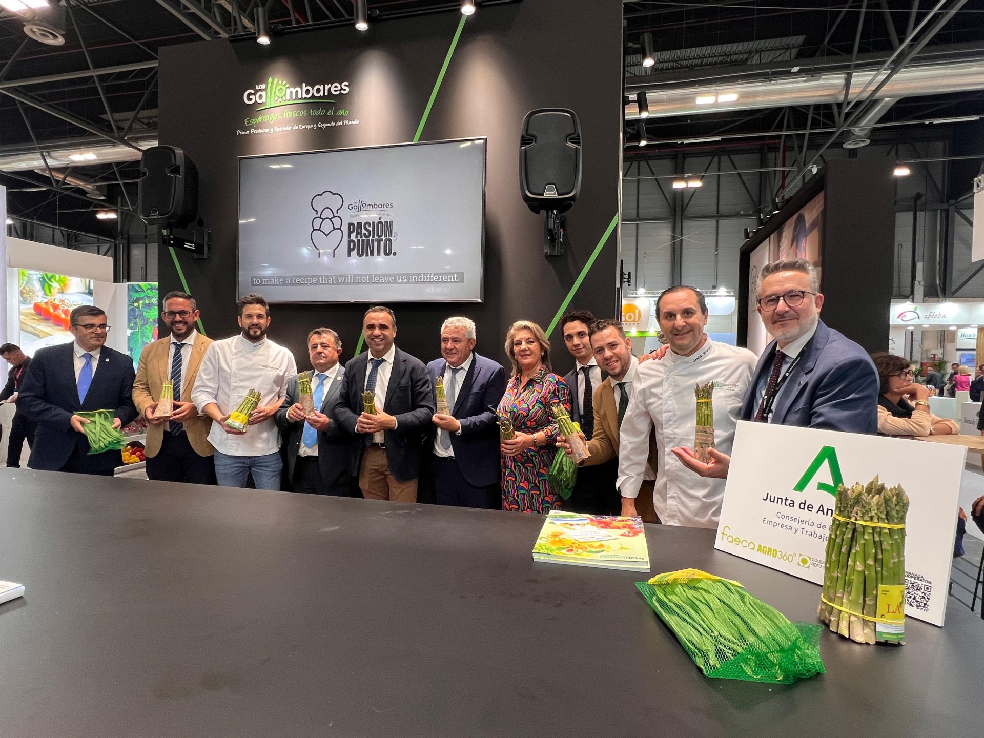 Cooperativa Los Gallombares afianza su liderazgo en el espárrago verde en Fruit Attraction