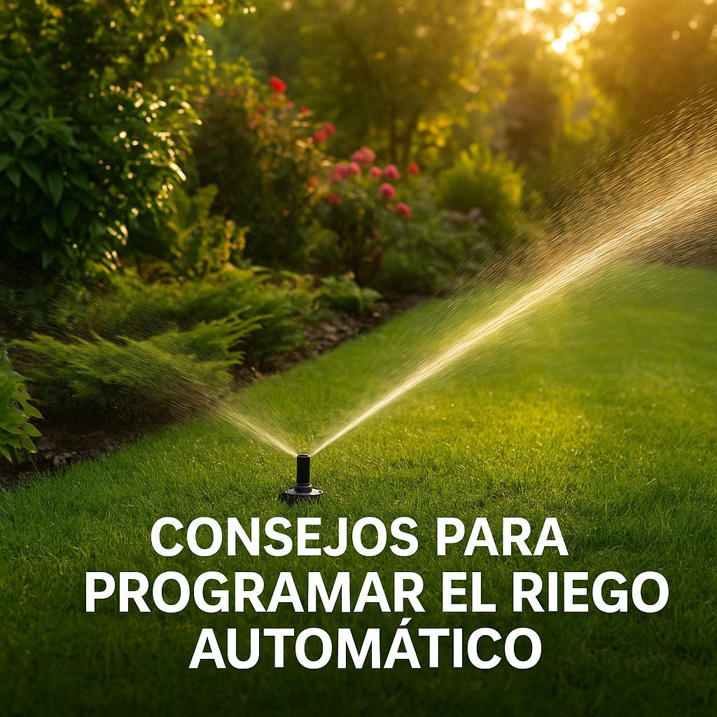 Consejos para programar el riego automático